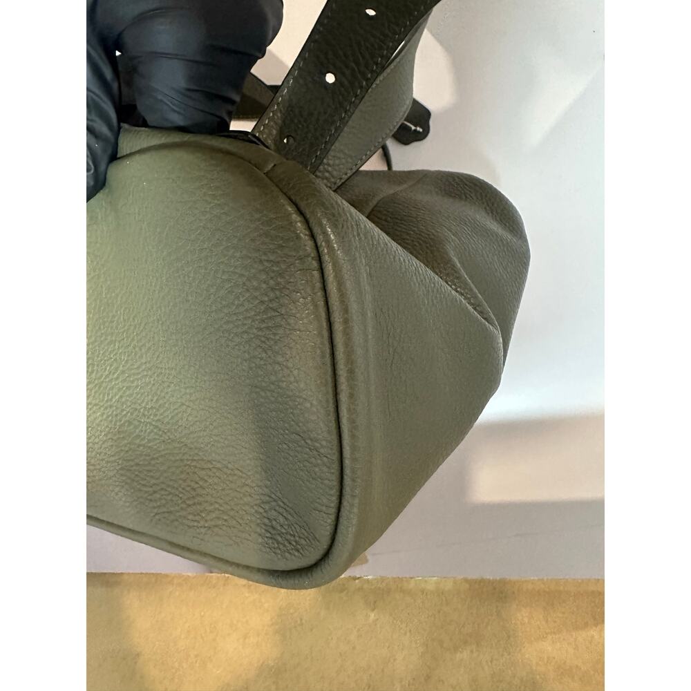 Coach Pennie Backpack 6145 Surplus Olive Green Pebbled Leather Original Tag - Picture 11 of 16